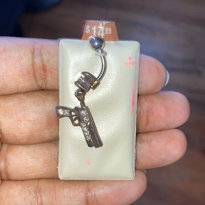 Tarnished but new gun belly ring